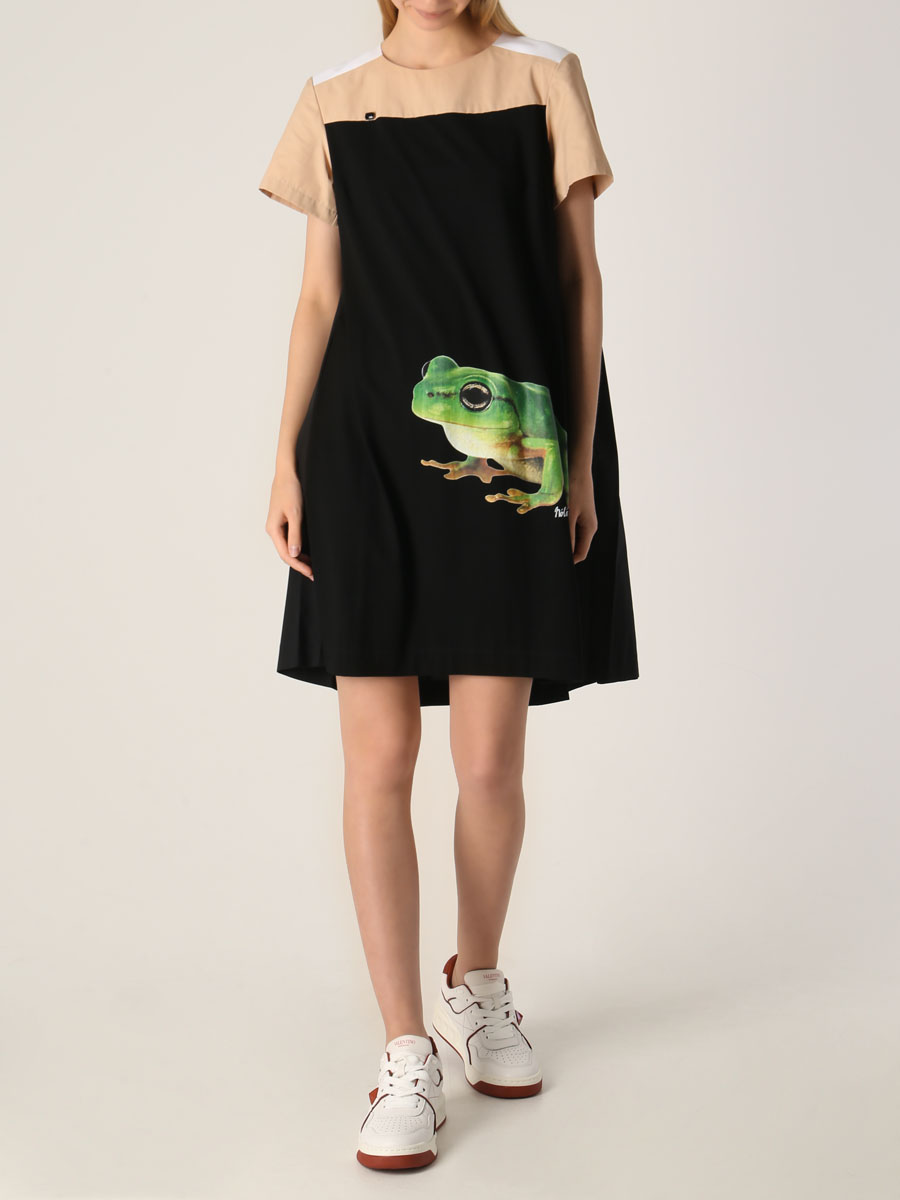 Платье из хлопка и вискозы