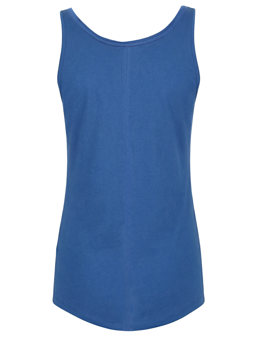 Майка хлопковая DOROTHEE SCHUMACHER 123401-basic/электрик Синий  Фото 2