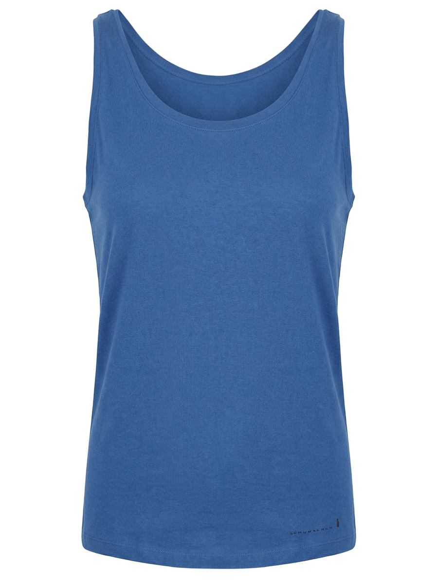 Майка хлопковая DOROTHEE SCHUMACHER 123401-basic/электрик Синий 