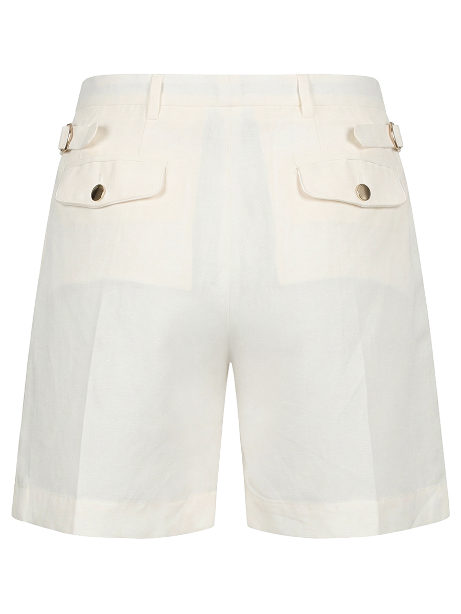 Шорты из вискозы и льна