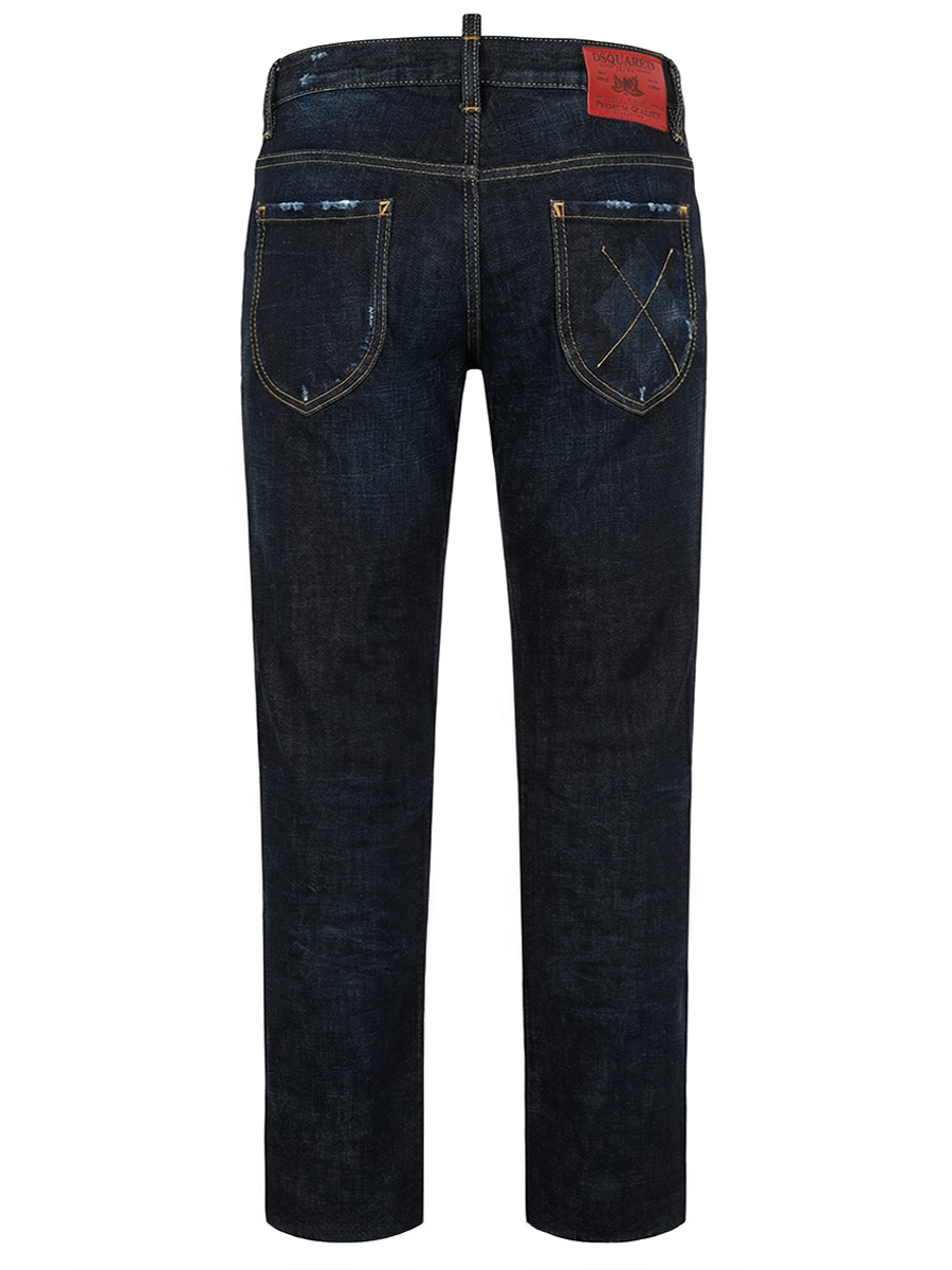 Джинсы хлопковые DSQUARED2 S72LA0440/синий Синий  Фото 2