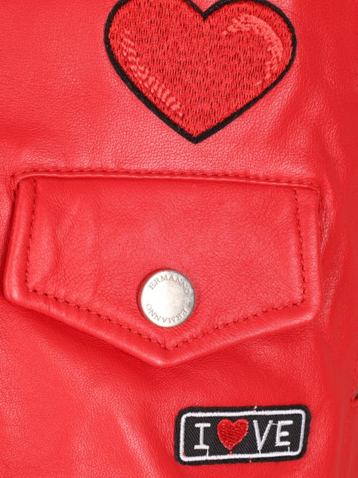 Куртка кожаная ERMANNO SCERVINO
