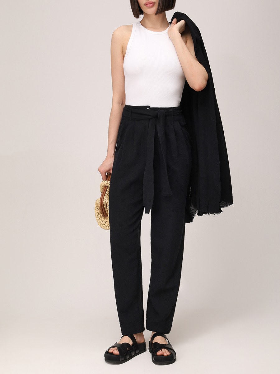 Топ хлопковый MAISON SAINT JULIEN Havana tank top Белый  Фото 2