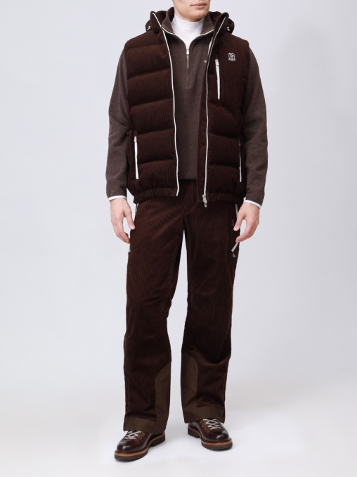 Анорак из кашемира и хлопка BRUNELLO CUCINELLI