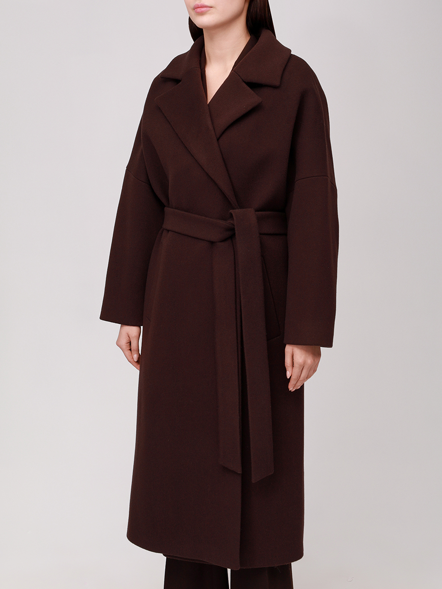 Пальто кашемировое ELISABETTA 75-63 13/100 Коричневый  Фото 4