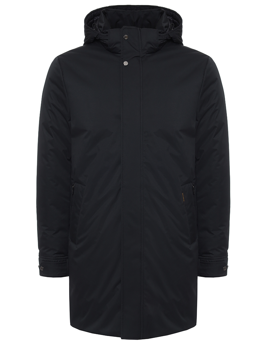 Парка однотонная