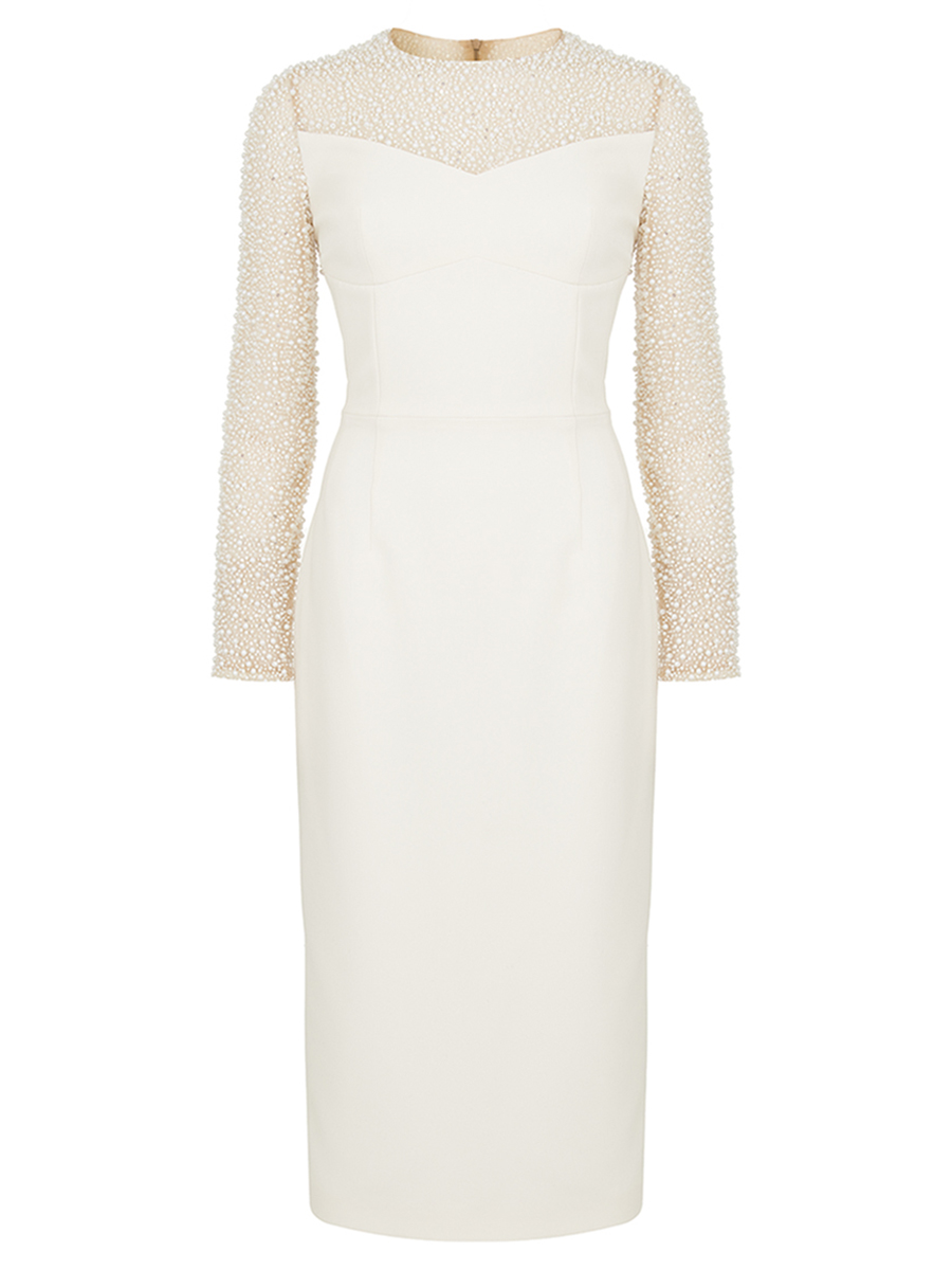 Платье с жемчугом