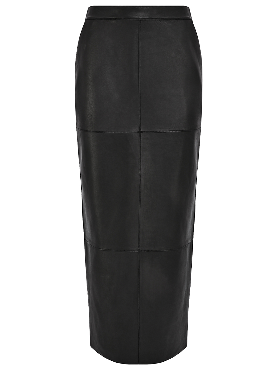 Юбка кожаная