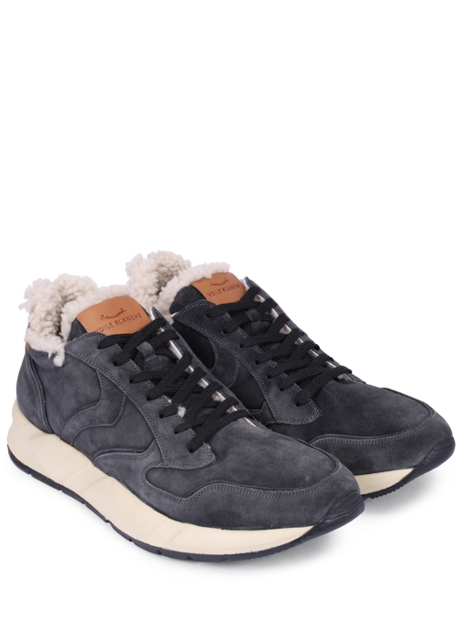 Кроссовки замшевые на меху VOILE BLANCHE