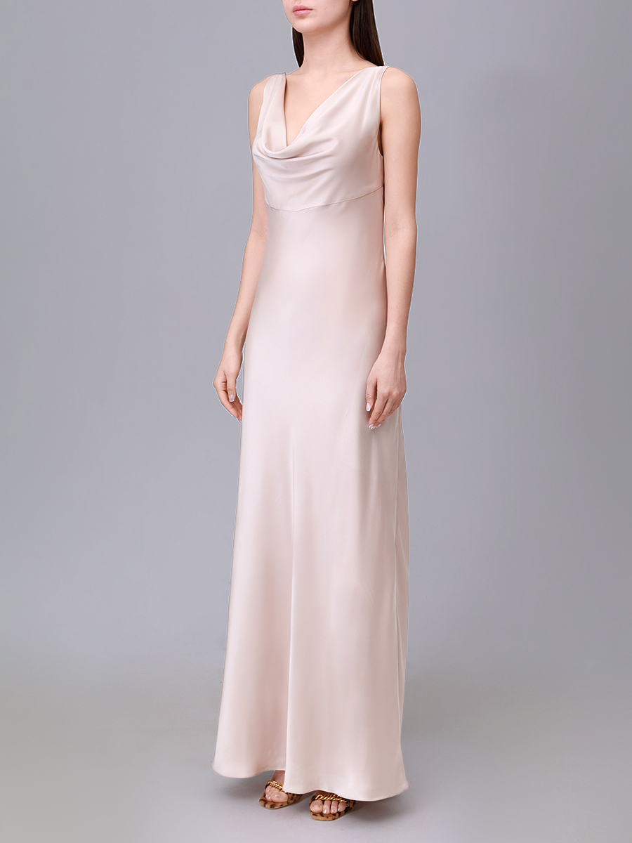 Платье атласное