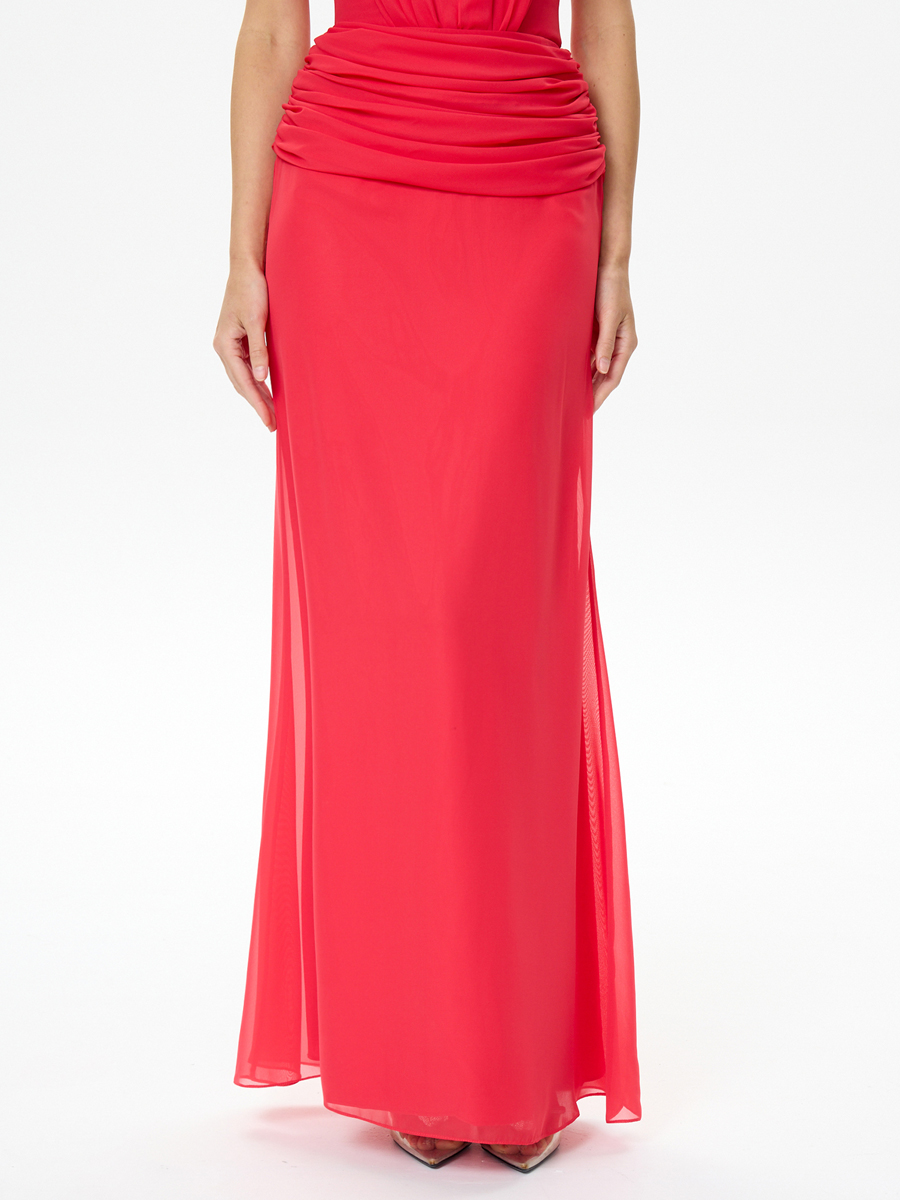 Юбка шифоновая