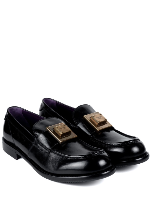 Лоферы кожаные DOLCE & GABBANA