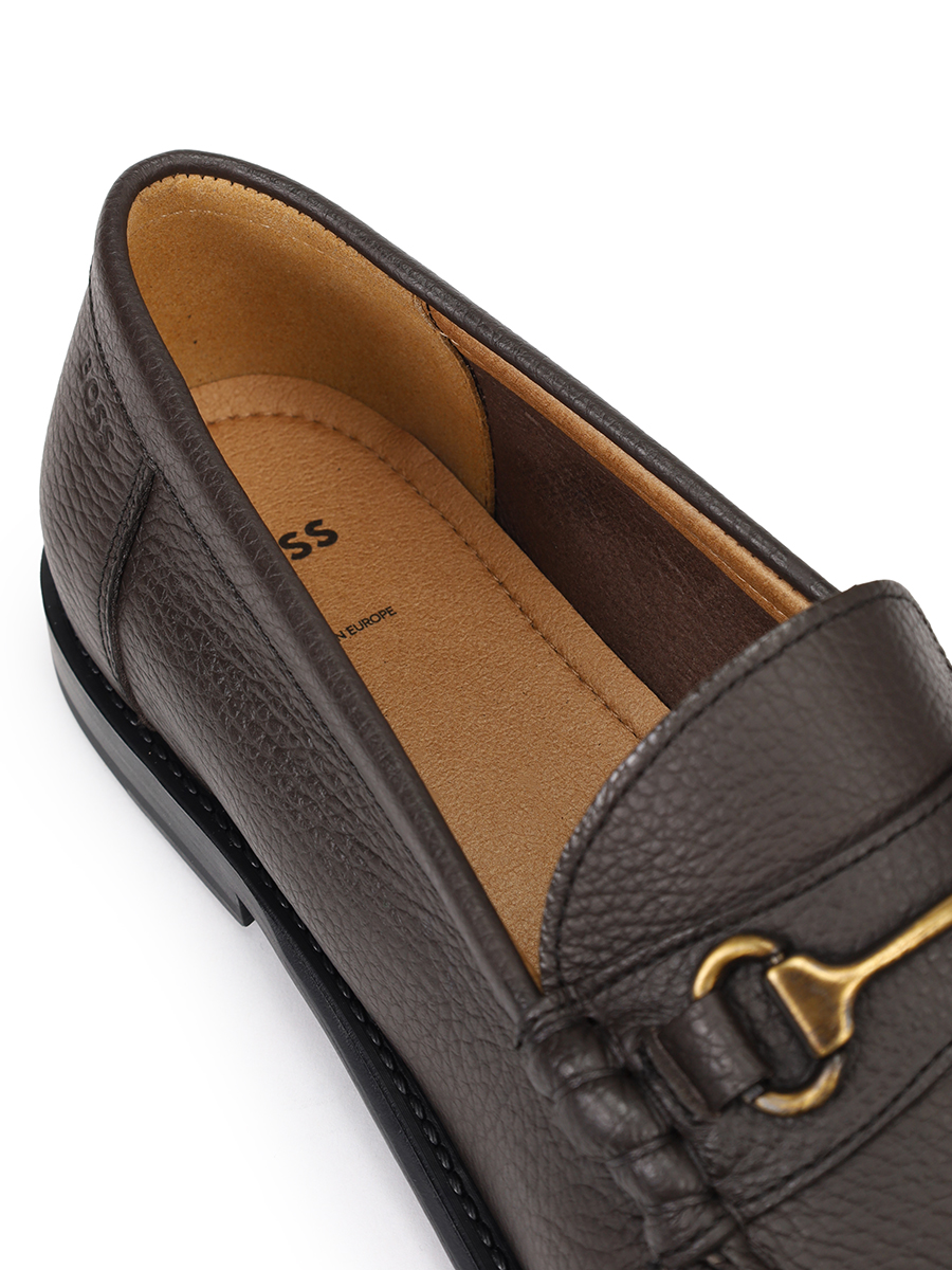 Лоферы кожаные